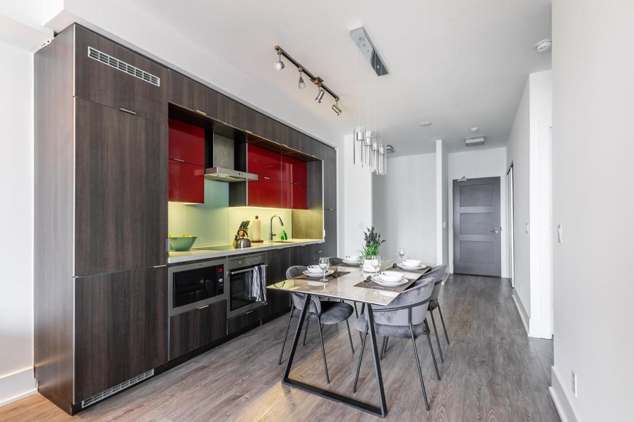 Stylish 1Br + Office Condo - Cn Tower View Toronto Dış mekan fotoğraf