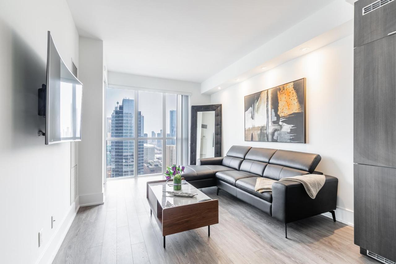 Stylish 1Br + Office Condo - Cn Tower View Toronto Dış mekan fotoğraf