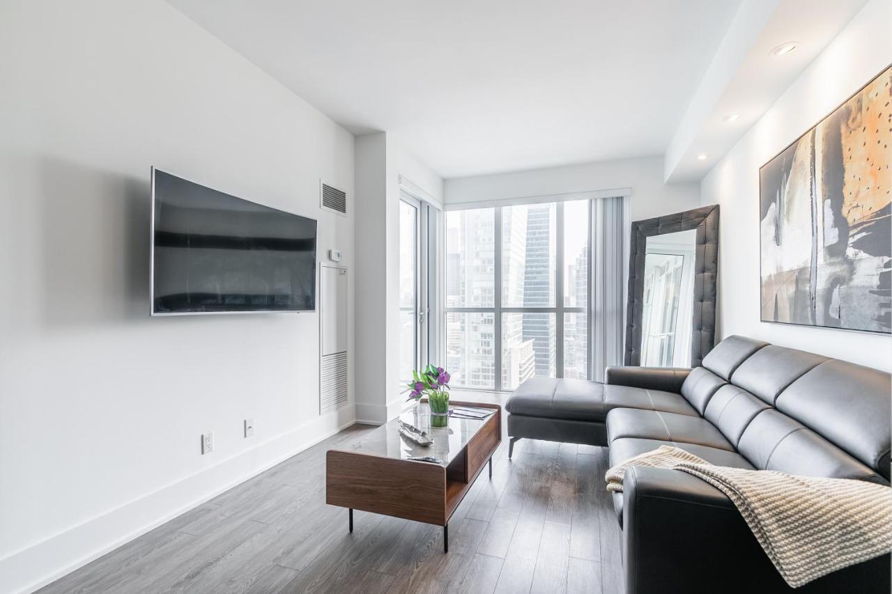 Stylish 1Br + Office Condo - Cn Tower View Toronto Dış mekan fotoğraf